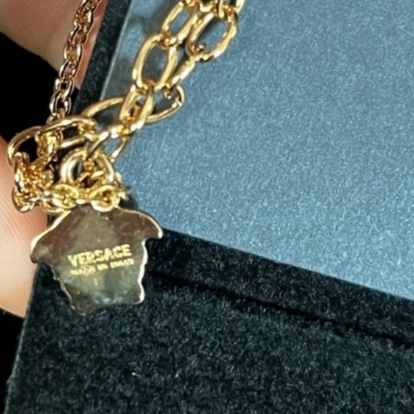 Versace Medusa head necklace